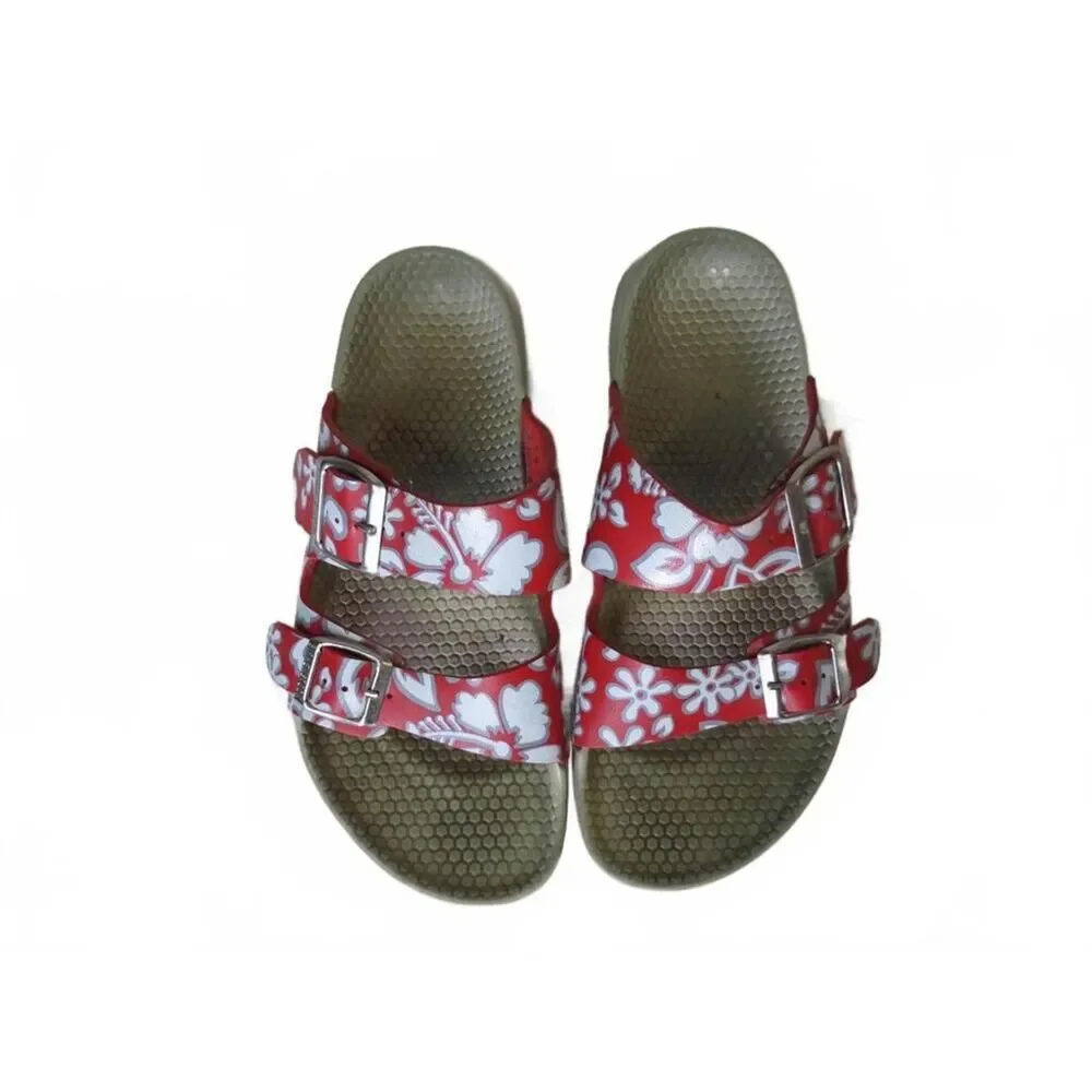 Birkenstock‎ Womens Arizona Aloha Hawaiian Summer Hippie Granola Sandals Size 6